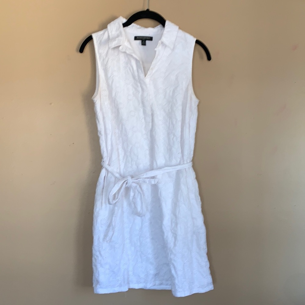 Banana Republic White Eyelet Dress